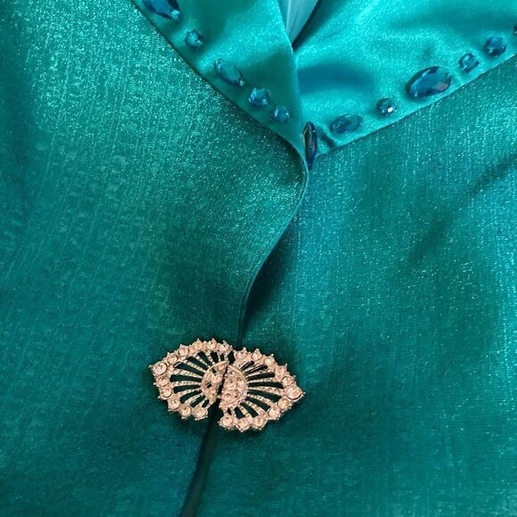 Vintage Danilo Green Jacket Blazer 10 - Picture 6 of 9